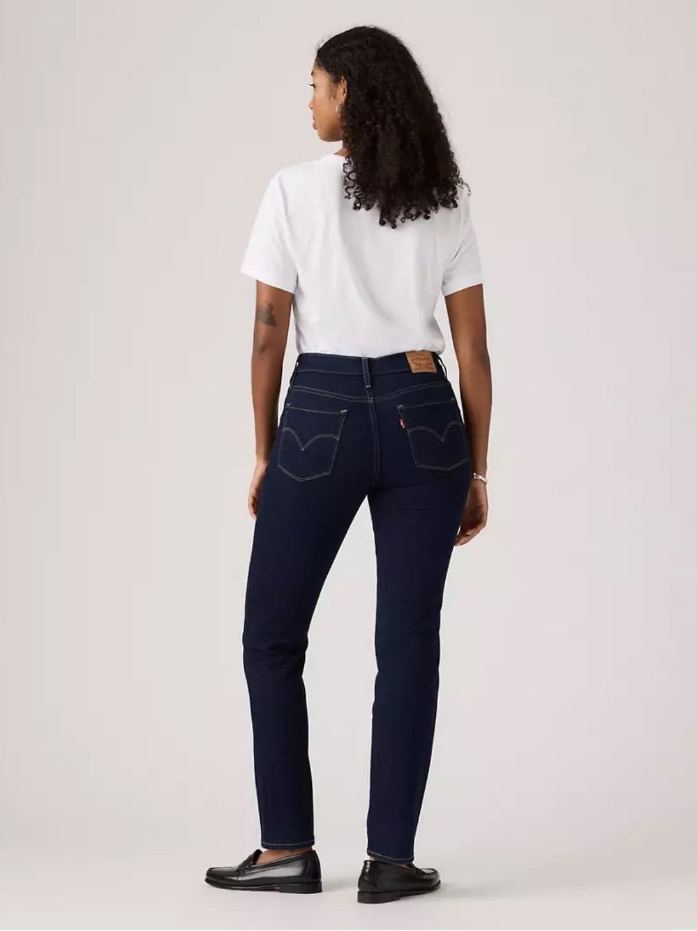 Levi’s 314 Shaping Straight Jeans Darkest Sky Blue Women's Size 30